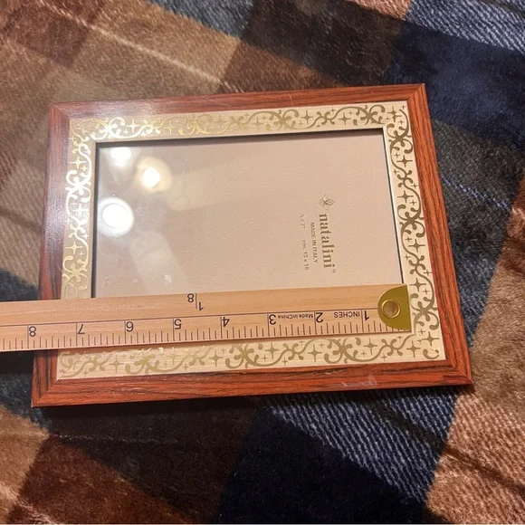 Natalini italian Brown and Cream Photo Frame - Picture 7 of 8